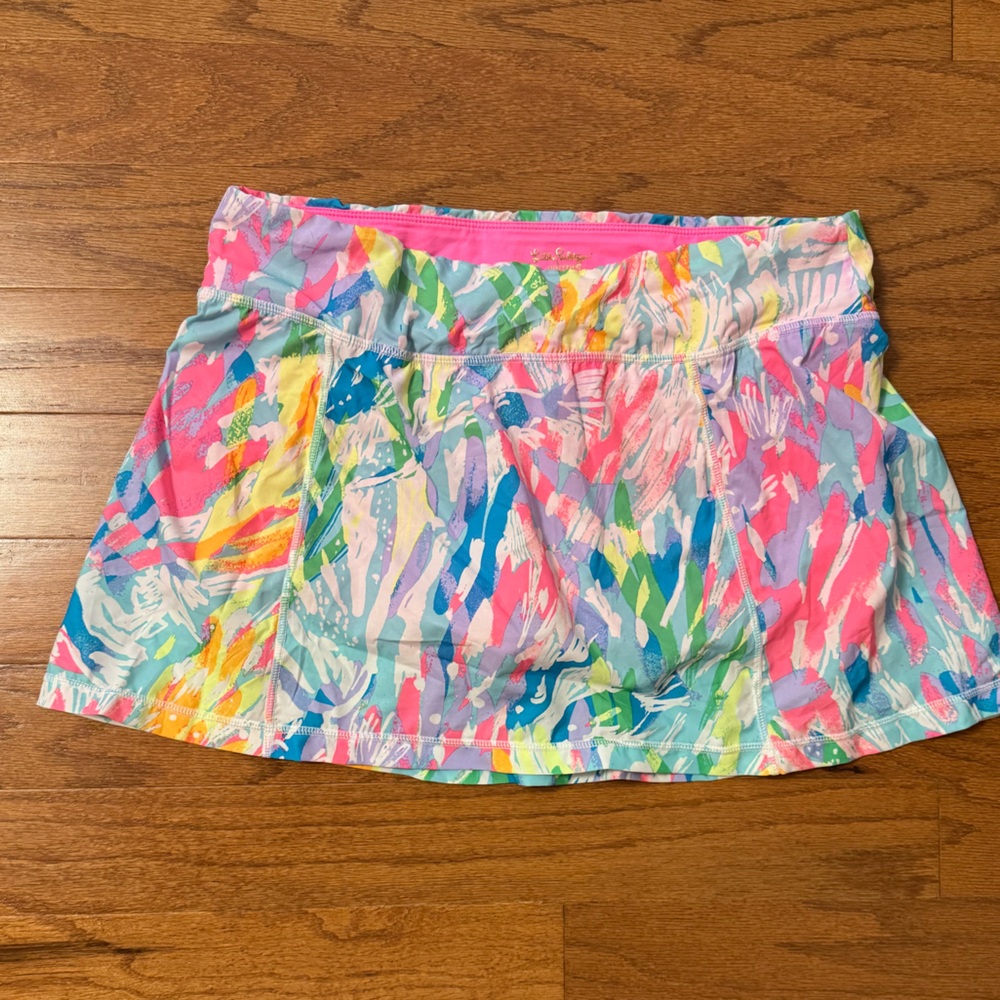 Lilly Pulitzer Medium Sparkling Sands Luxletic Skort